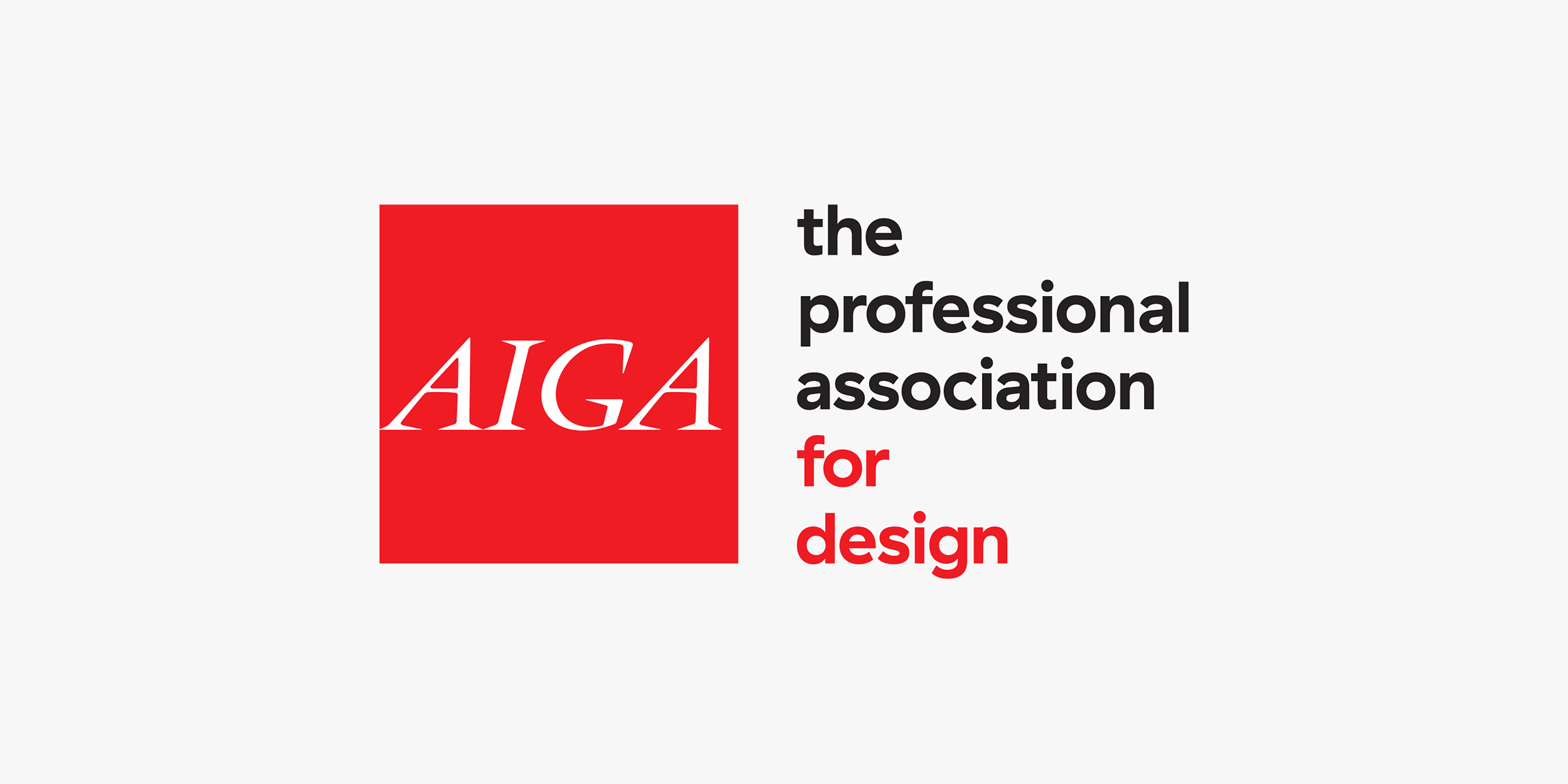 AIGA Logo Identity